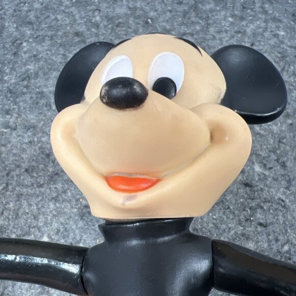 Vtg Walt Disney MICKEY MOUSE Figure Doll Toy DAKIN Hong Kong Collectible - Picture 4 of 16